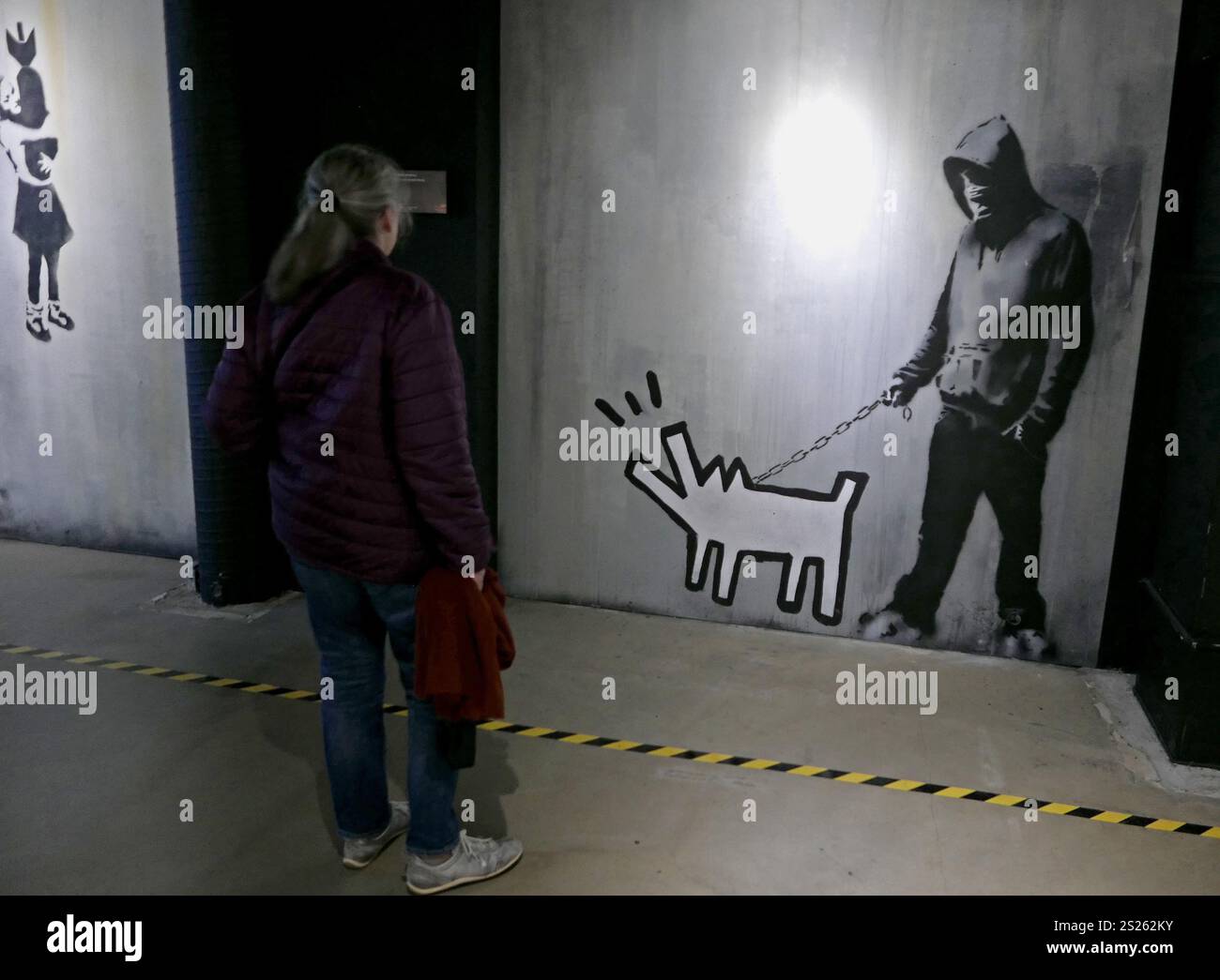 Museo World of Bansky, Parigi, Francia, Europa Foto Stock