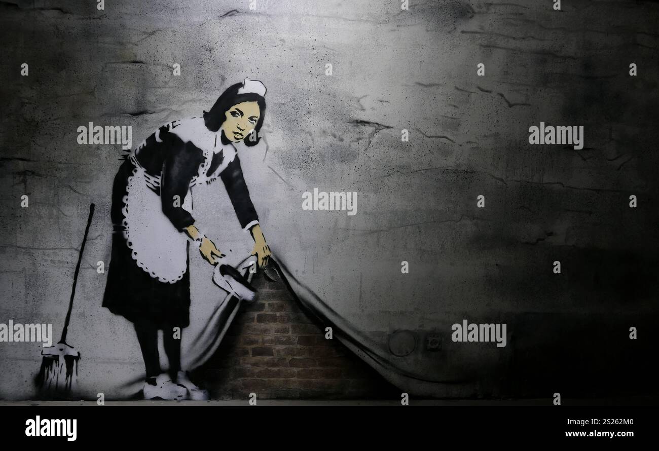 Museo World of Bansky, Parigi, Francia, Europa Foto Stock