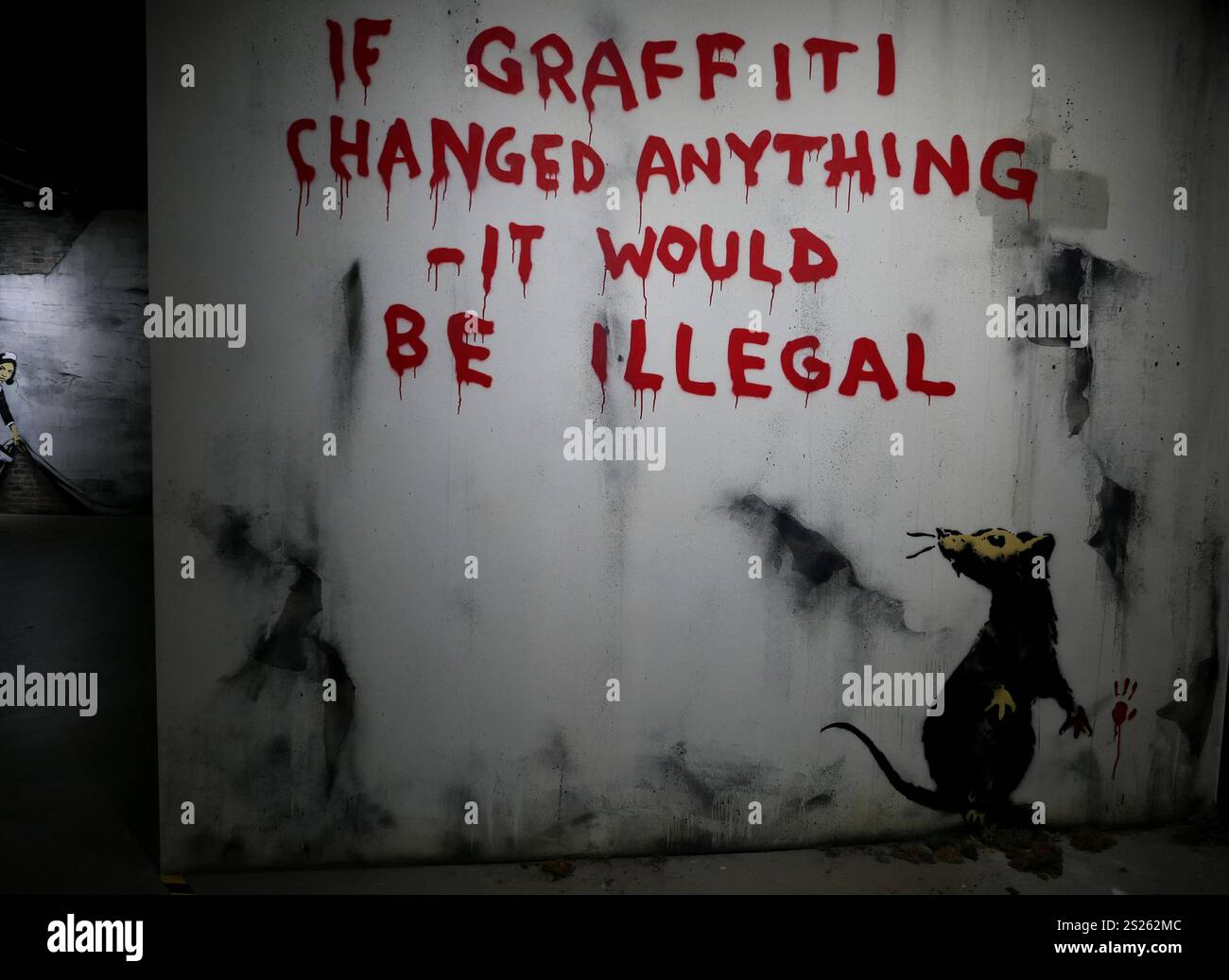 Museo World of Bansky, Parigi, Francia, Europa Foto Stock