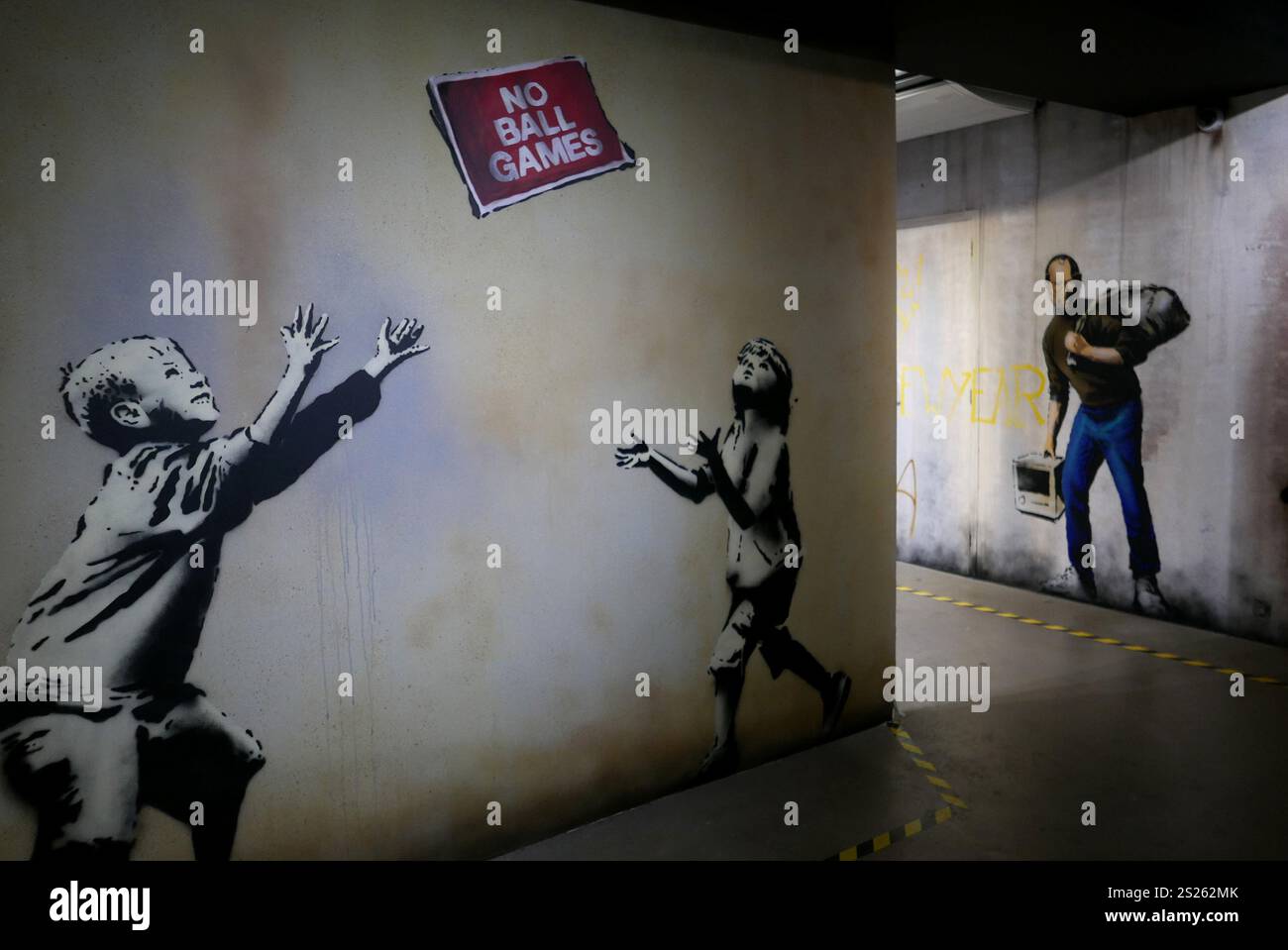 Museo World of Bansky, Parigi, Francia, Europa Foto Stock
