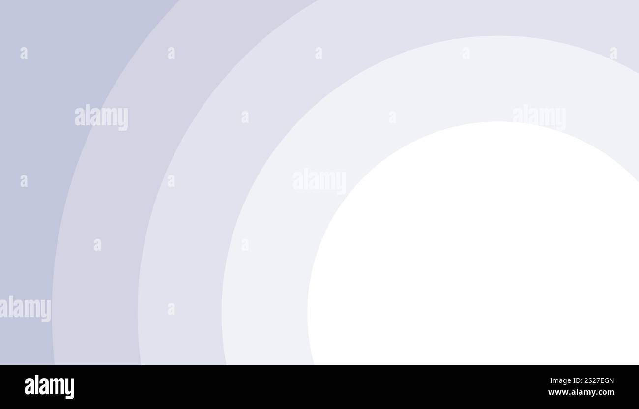 Uno sfondo astratto minimalista con curve sovrapposte e forme circolari in varie sfumature di grigio, creando una sfumatura uniforme e un'inclinazione sottile Illustrazione Vettoriale