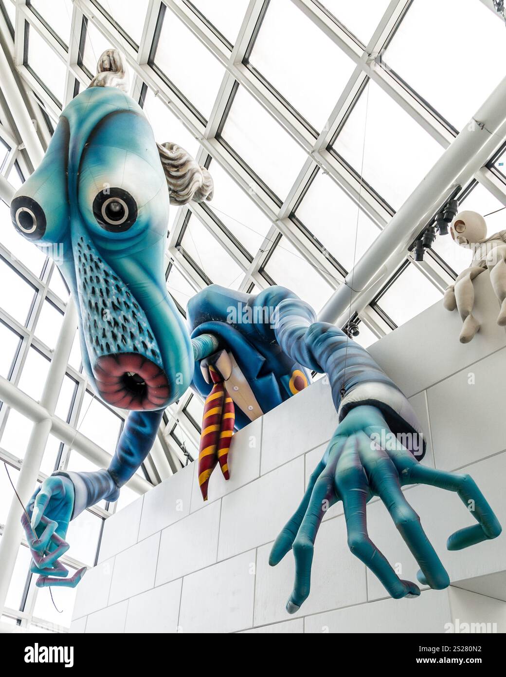 Rock and Roll Hall of Fame a Cleveland, Ohio Foto Stock