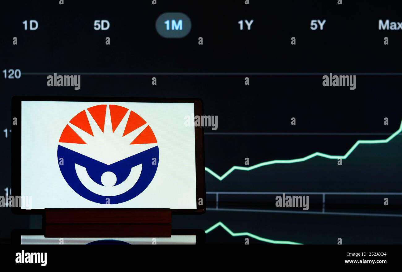 Germania. 6 gennaio 2025. In questa illustrazione fotografica, un logo Becton, Dickinson and Company visualizzato su un tablet. (Foto di Igor Golovniov/SOPA Images/Sipa USA) *** esclusivamente a scopo editoriale *** credito: SIPA USA/Alamy Live News Foto Stock