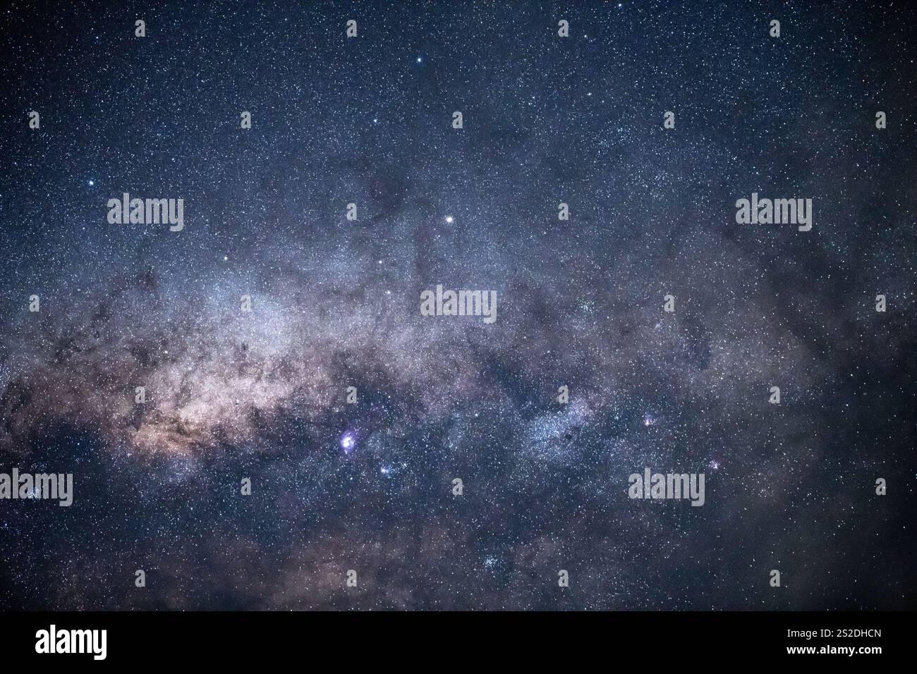 The Milky Way Starlit Sky a Blayney, Central West, NSW, Australia. Foto Stock