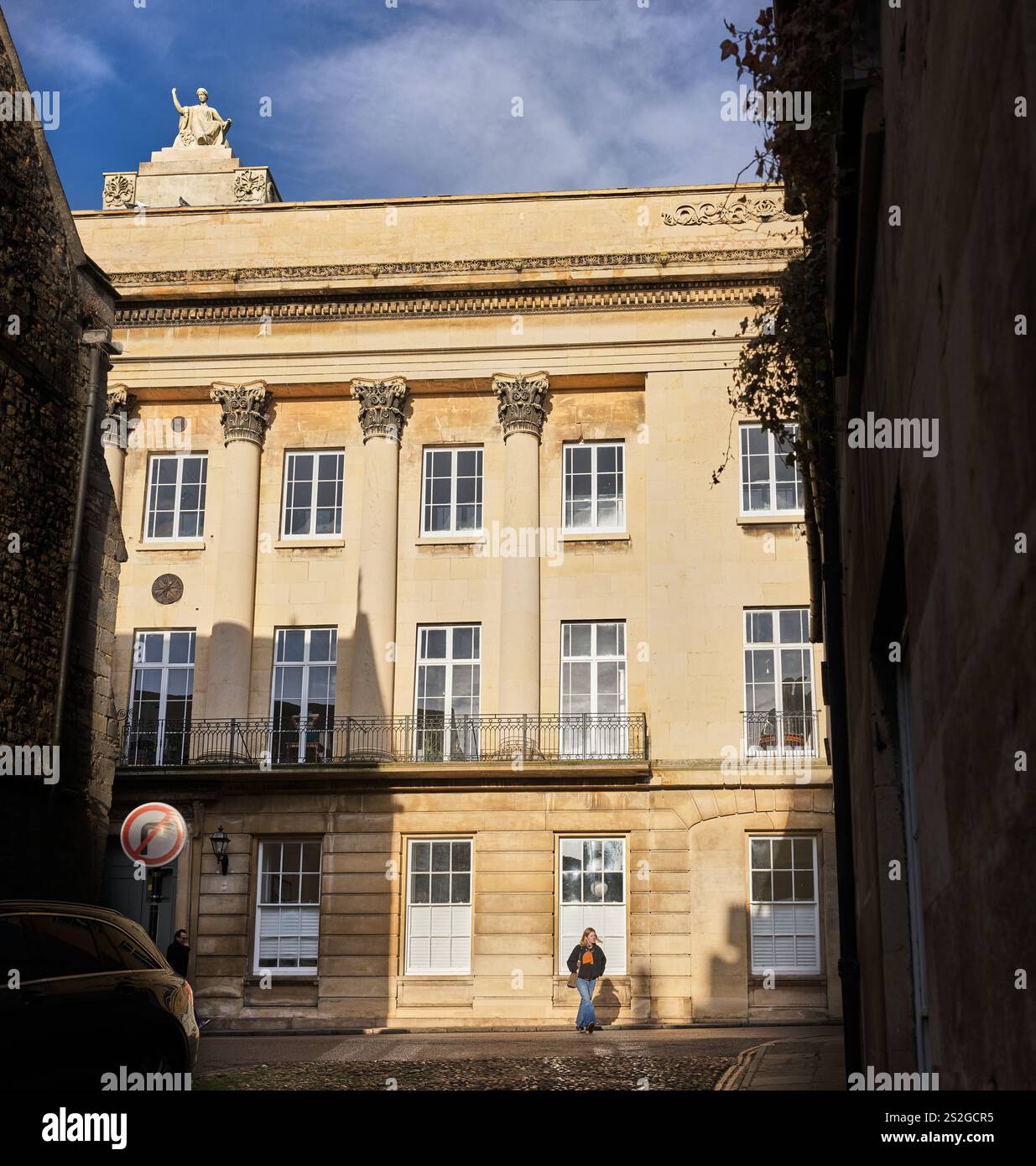 Ex hotel, ora appartamenti di lusso, St Mary's Street, Stamford, Rutland, Inghilterra. Foto Stock