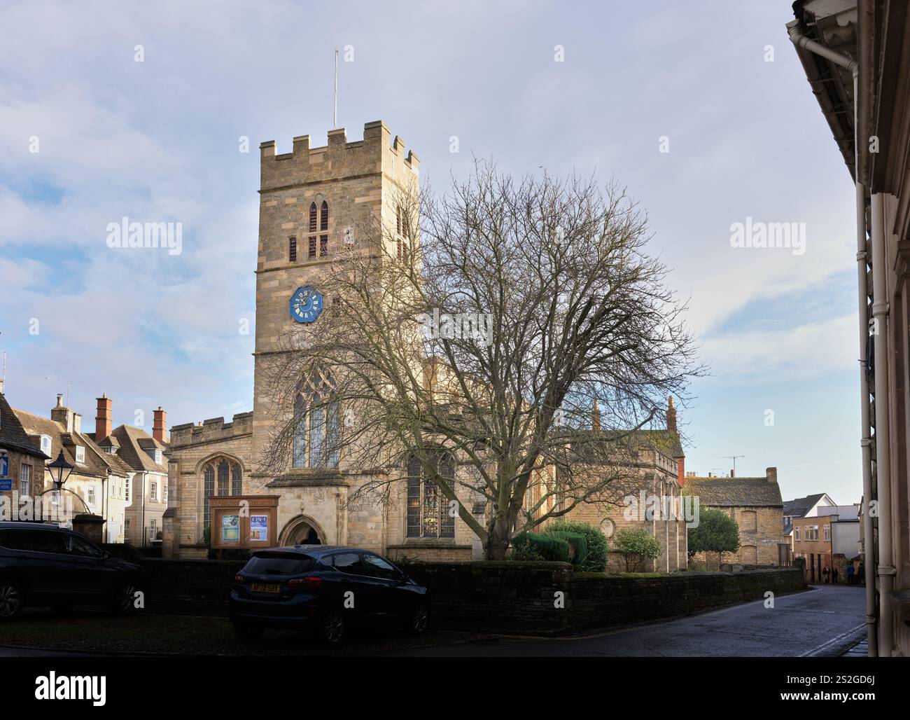 St George's Church, Stamford, Rutland, Inghilterra. Foto Stock