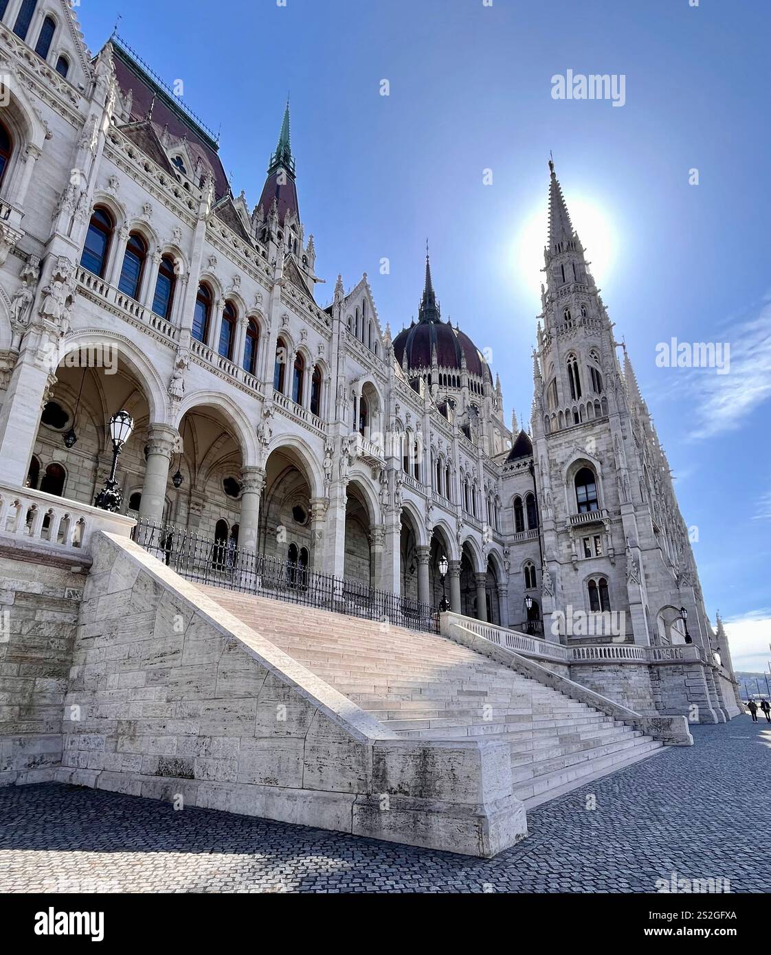 Parlamento di Budapest, Ungheria, Budapest. Foto Stock