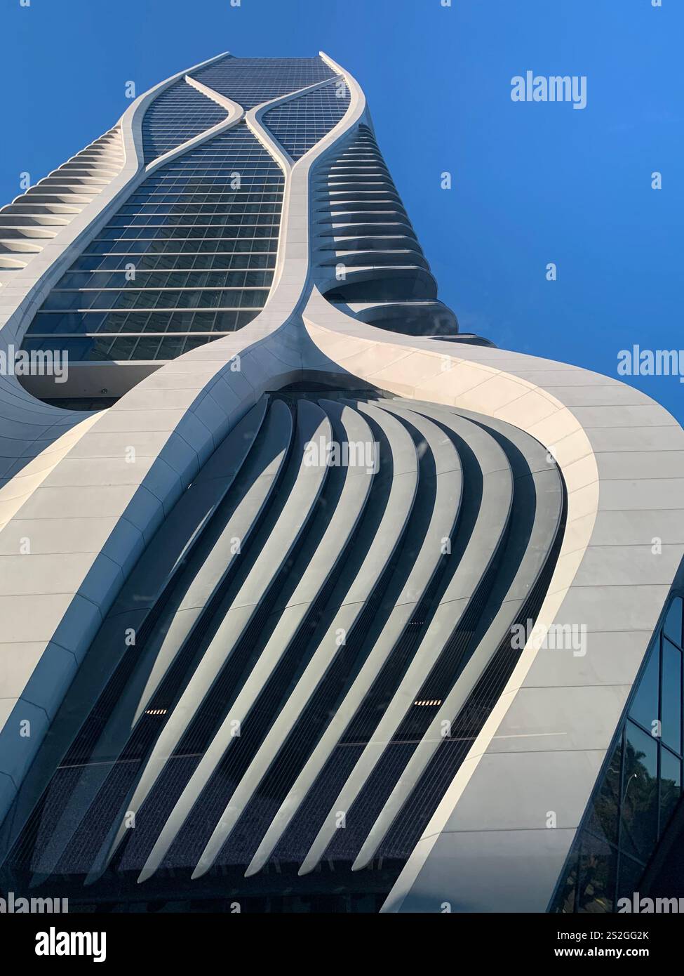 One Thousand Museum, Miami Florida - Immagine stock catturata con smartphone