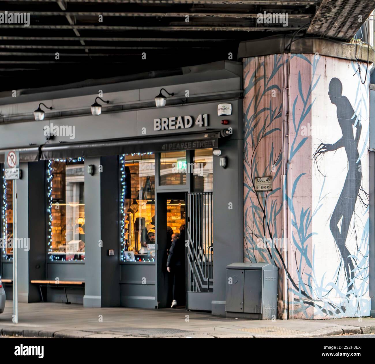 Pane 41 in Pearse Street, Dublino, Irlanda, un forno biologico specializzato in pane a lunga fermentazione e dolci artigianali. Foto Stock
