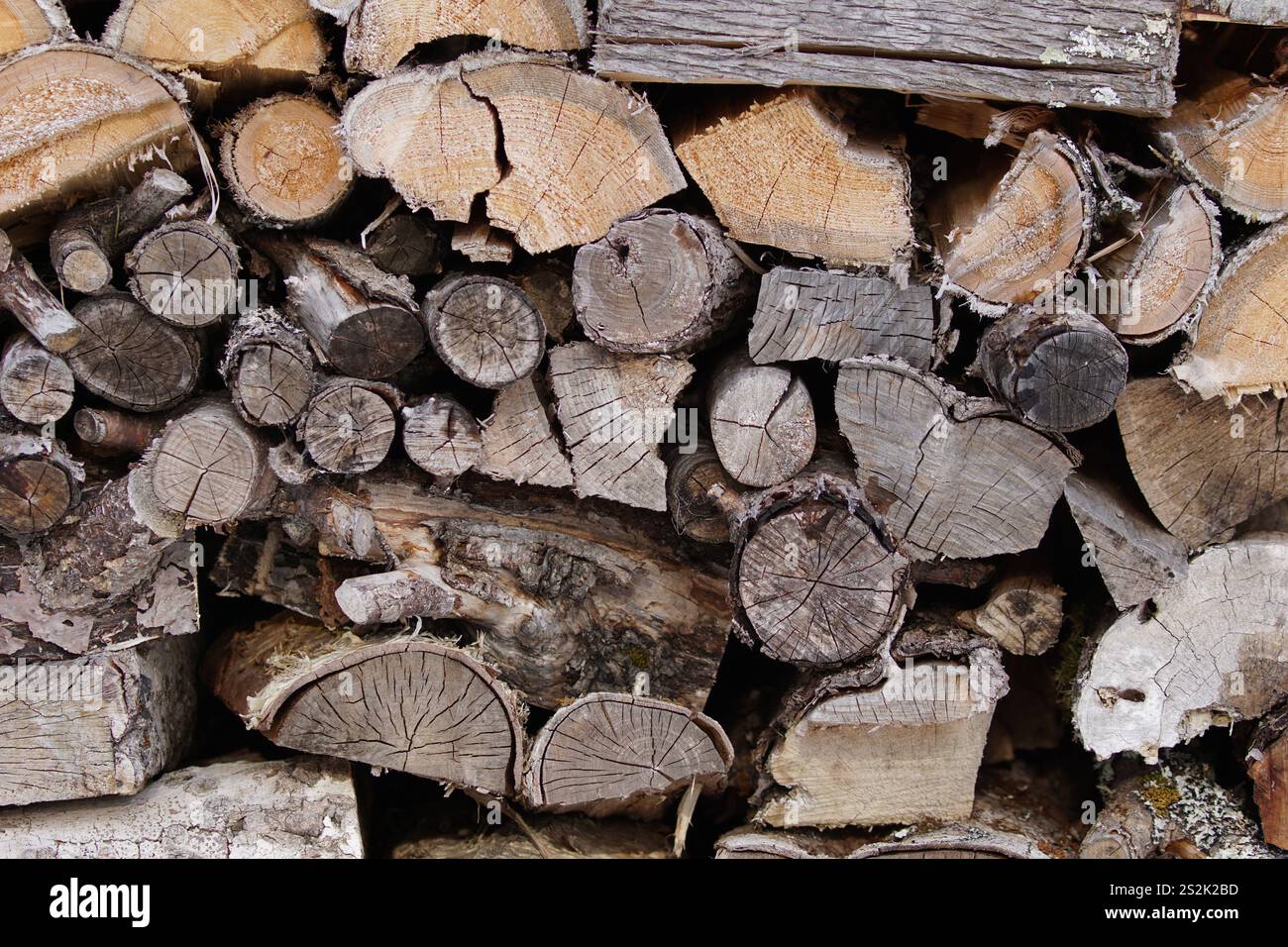 Legna da ardere impilata Foto Stock Legna da ardere impilata Foto Stock