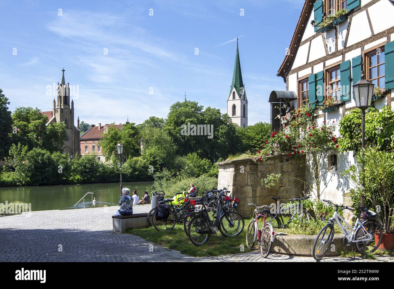 Rottenburg am Neckar, Baden-Wuerttemberg, Germania, Europa Foto Stock