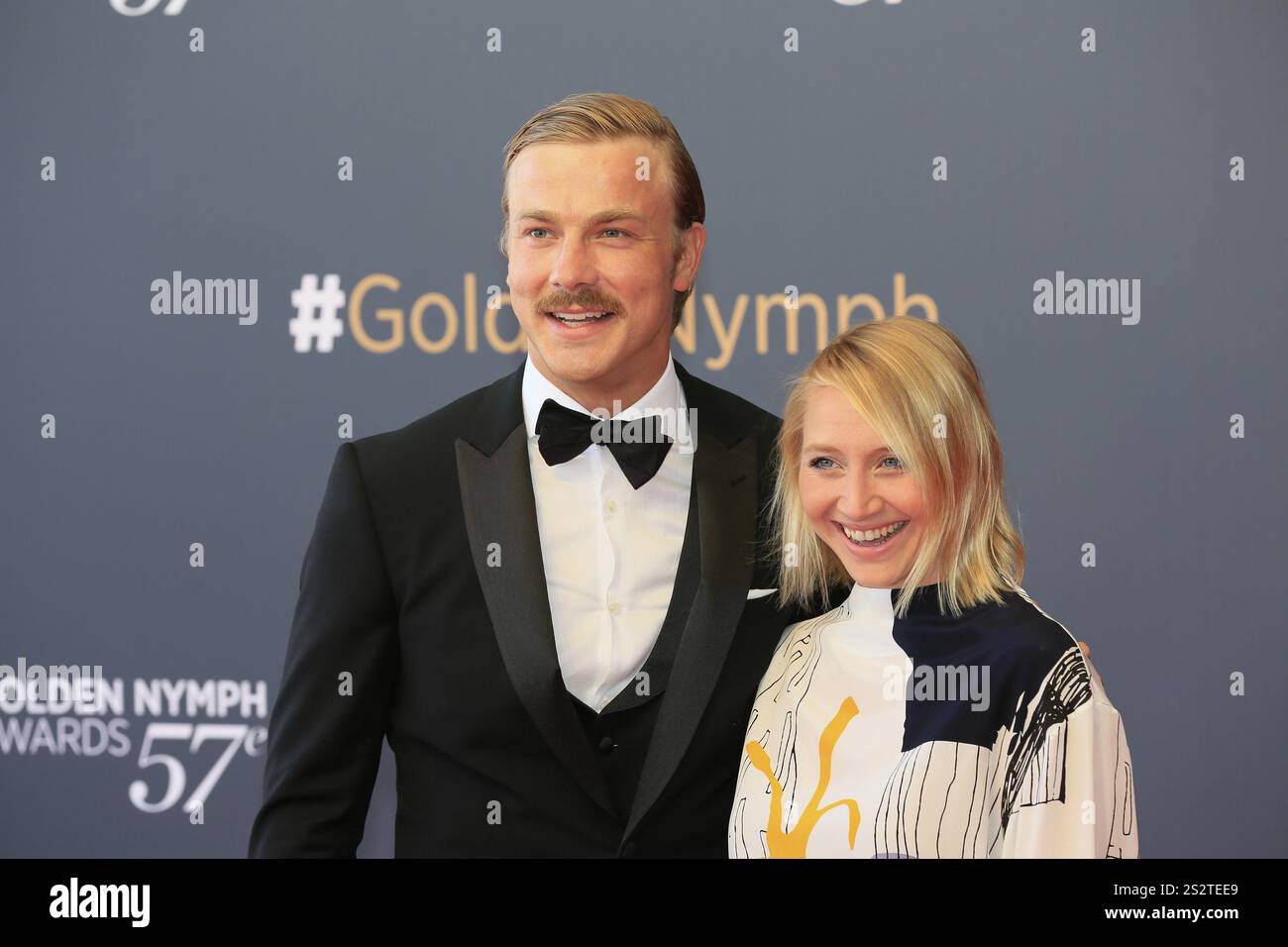 Cerimonia di premiazione del tappeto rosso Nymphes d'Or, 57° Festival de Television de Monte-Carlo, TV Festival Monte-Carlo, Principato di Monaco Foto Stock