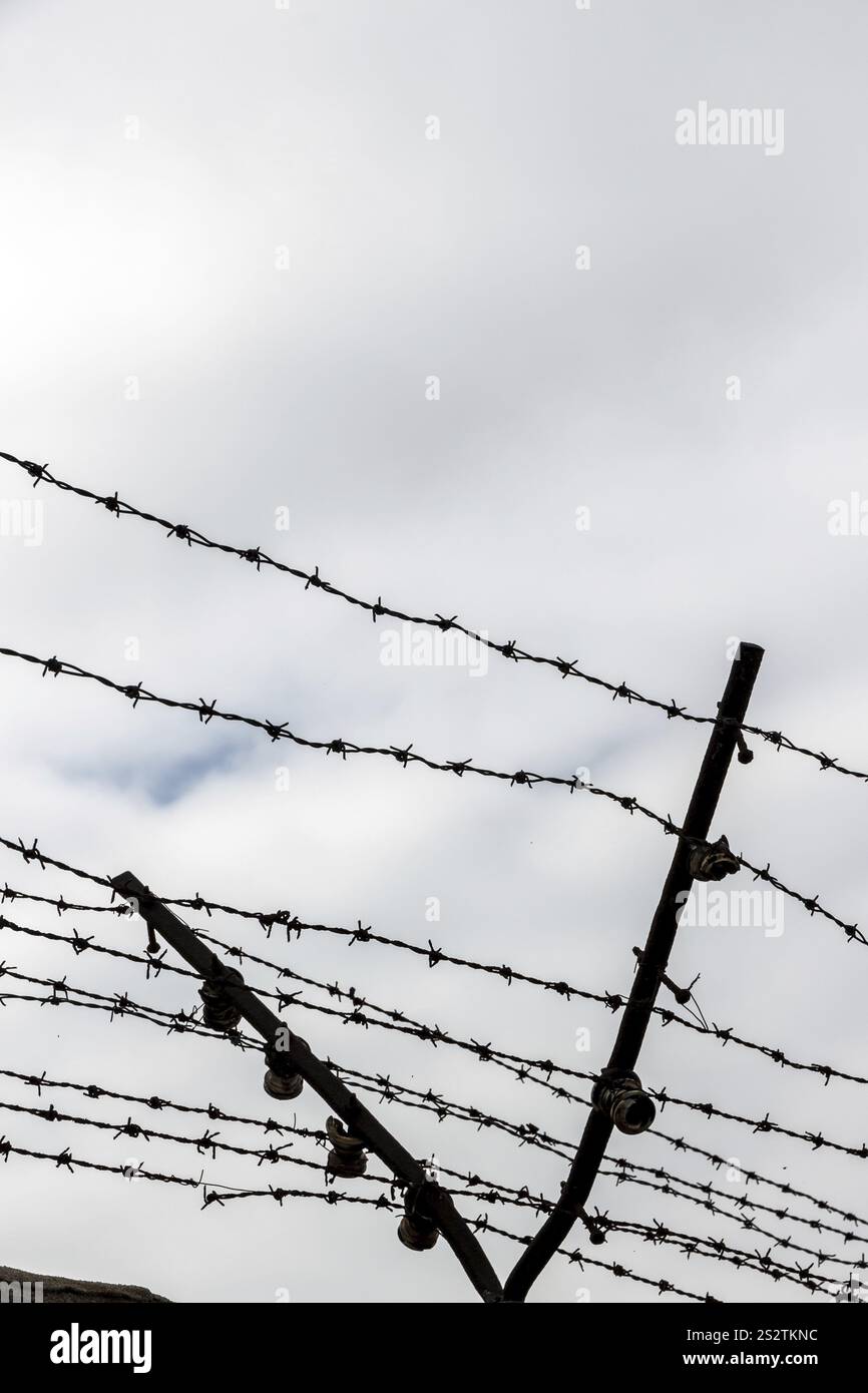 Il campo di concentramento di Mauthausen in Austria. Campo di concentramento di livello III dal 1938 al 1945 Austria Foto Stock