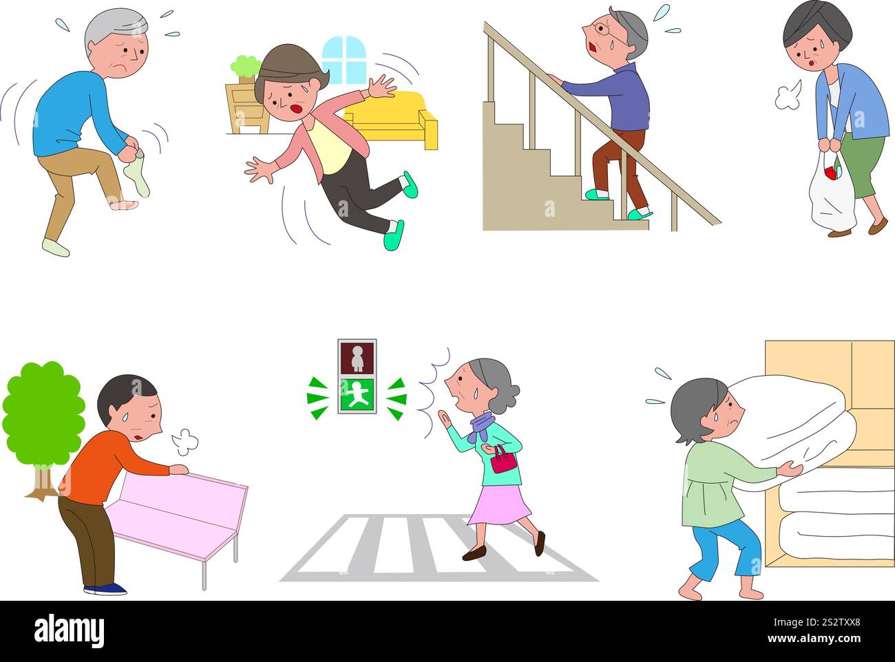 Sindrome locomotiva Foto Stock