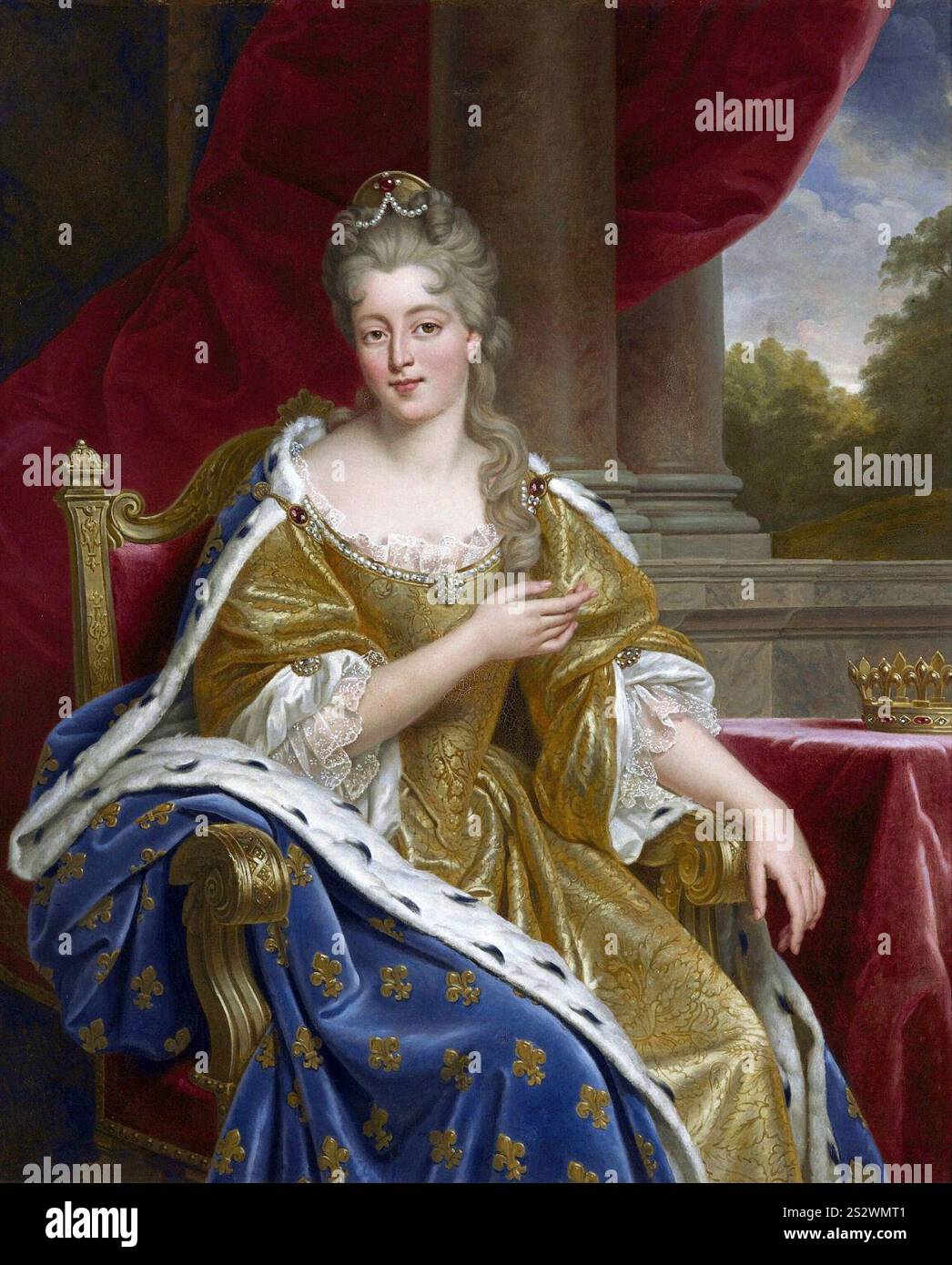 Francoise Marie de Bourbon par Caminade Alexandre-François Foto Stock