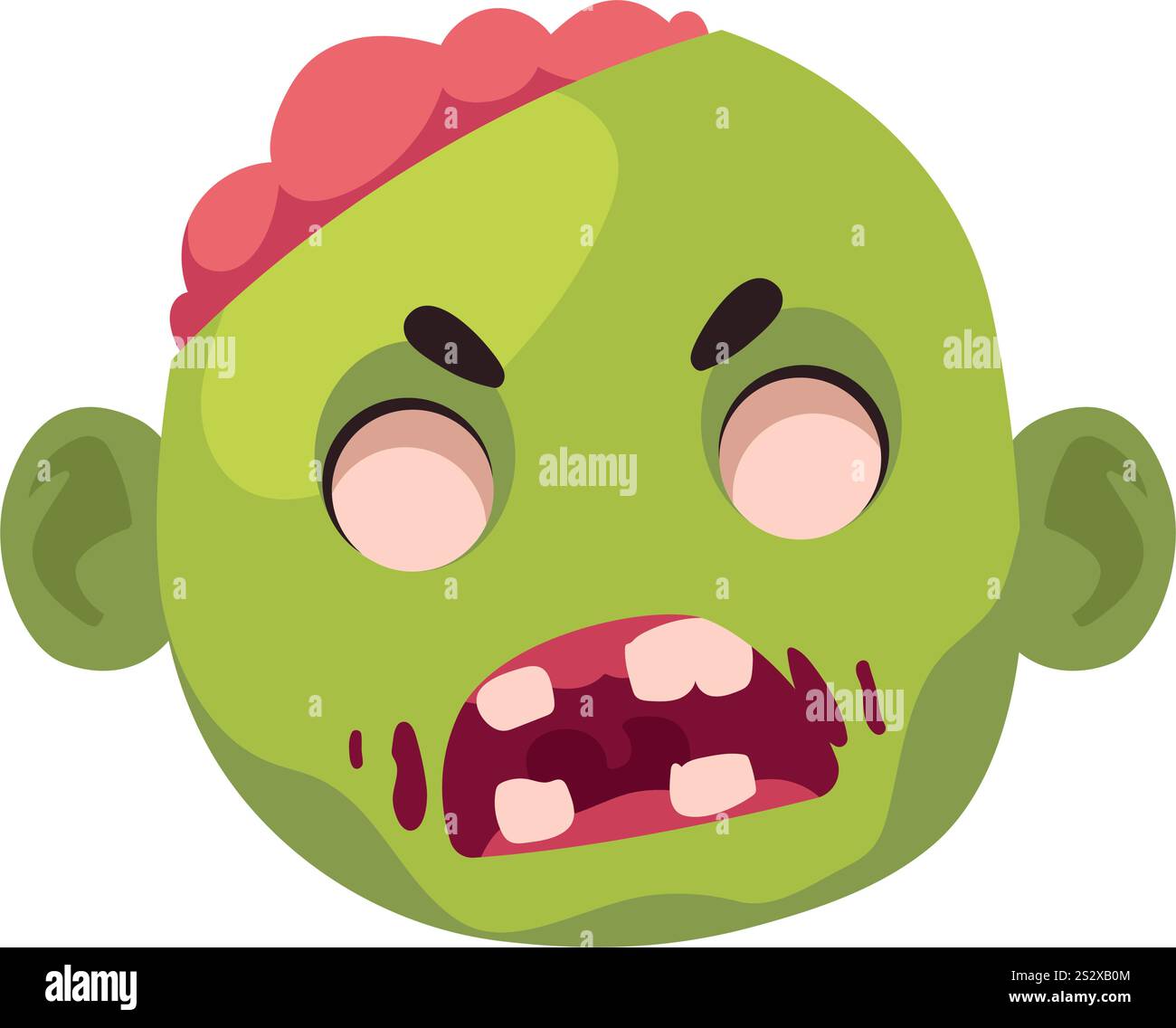 emoji creature zombie Illustrazione Vettoriale