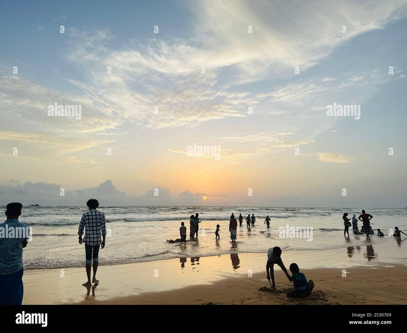 Luce del tramonto - Immagine stock catturata con smartphone