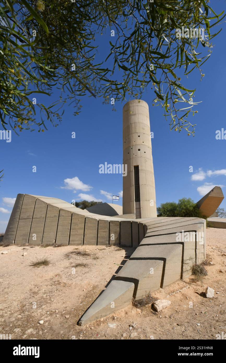 Monumento Negev, Beer Sheva, Israele Foto Stock