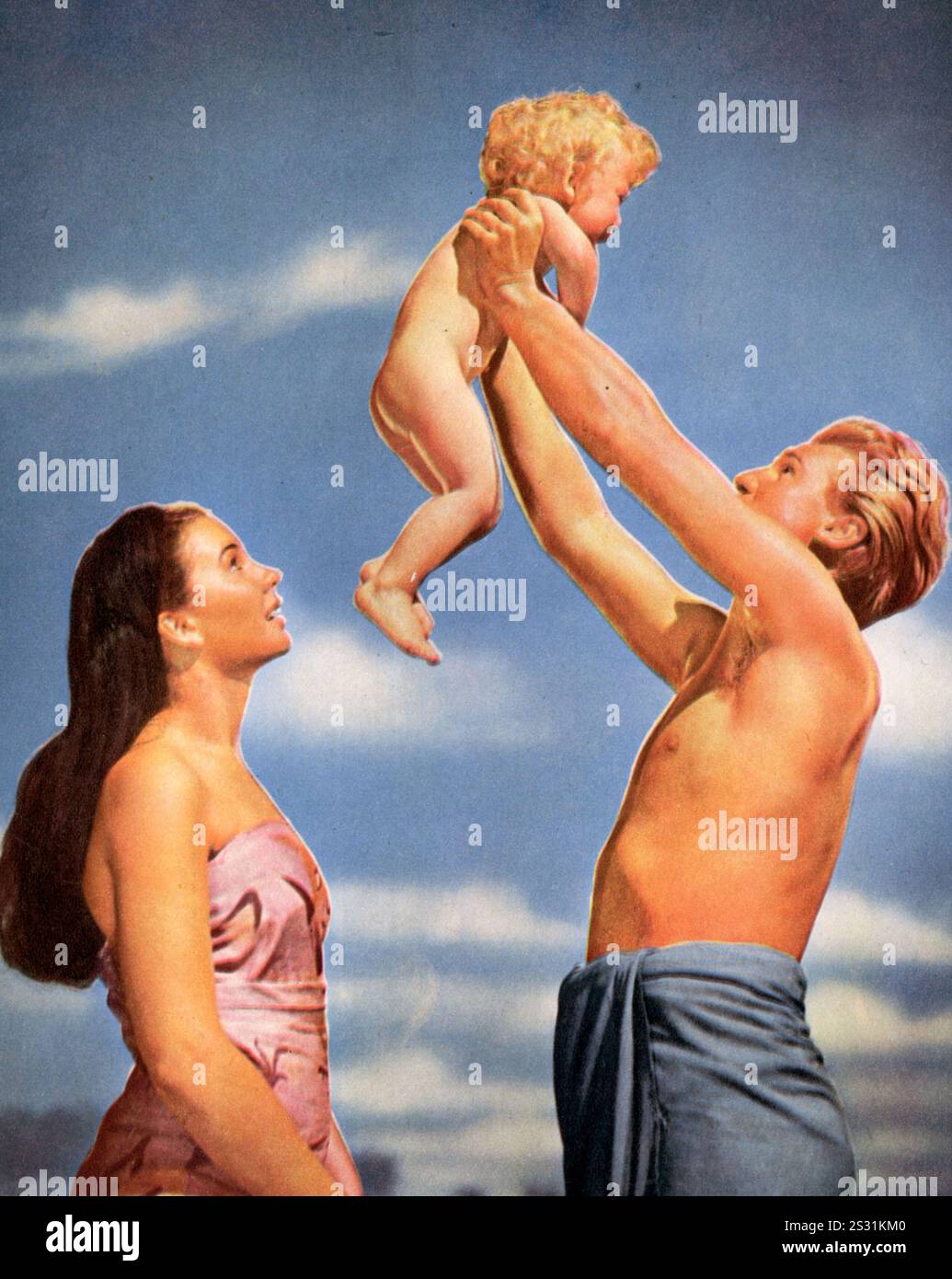 LA LAGUNA BLU DIRETTA DA FRANK LAUNDER IN TECHNICOLOR JEAN SIMMONS DONALD HOUSTON FOTO DALL'ARCHIVIO RONALD GRANT FR49/28 LA LAGUNA BLU DIRETTA DA FRANK LAUNDER JEAN SIMMONS, DONALD HOUSTON data: 1949 Foto Stock