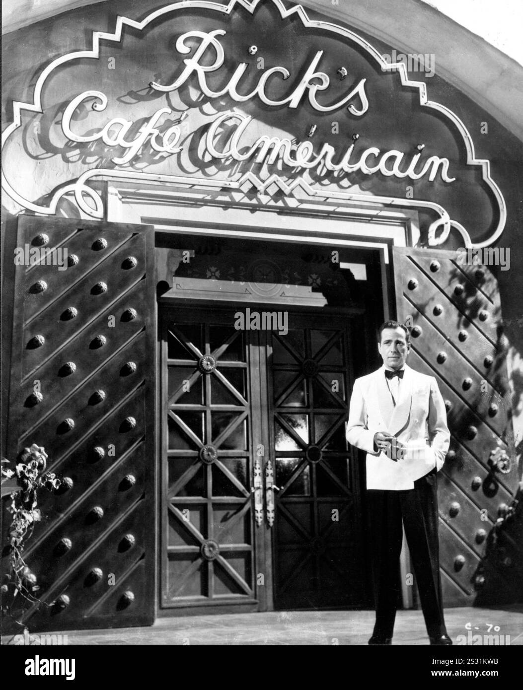 CASABLANCA HUMPHREY BOGART data: 1942 Foto Stock