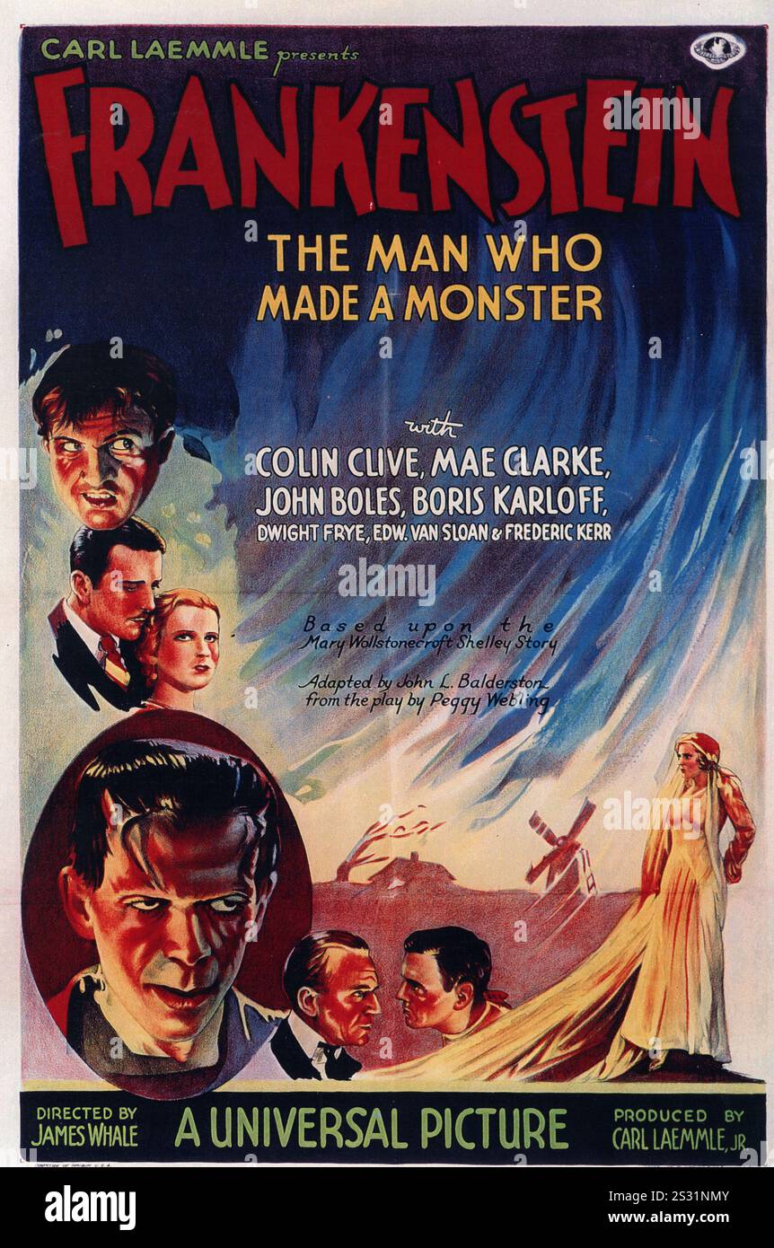 FRANKENSTEIN data: 1931 Foto Stock