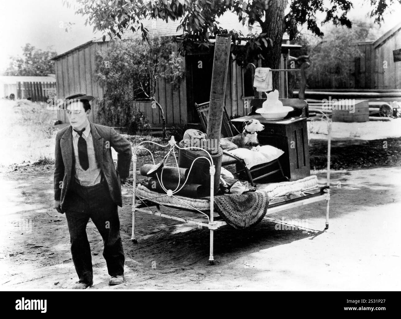 VAI A WEST BUSTER KEATON data: 1925 Foto Stock