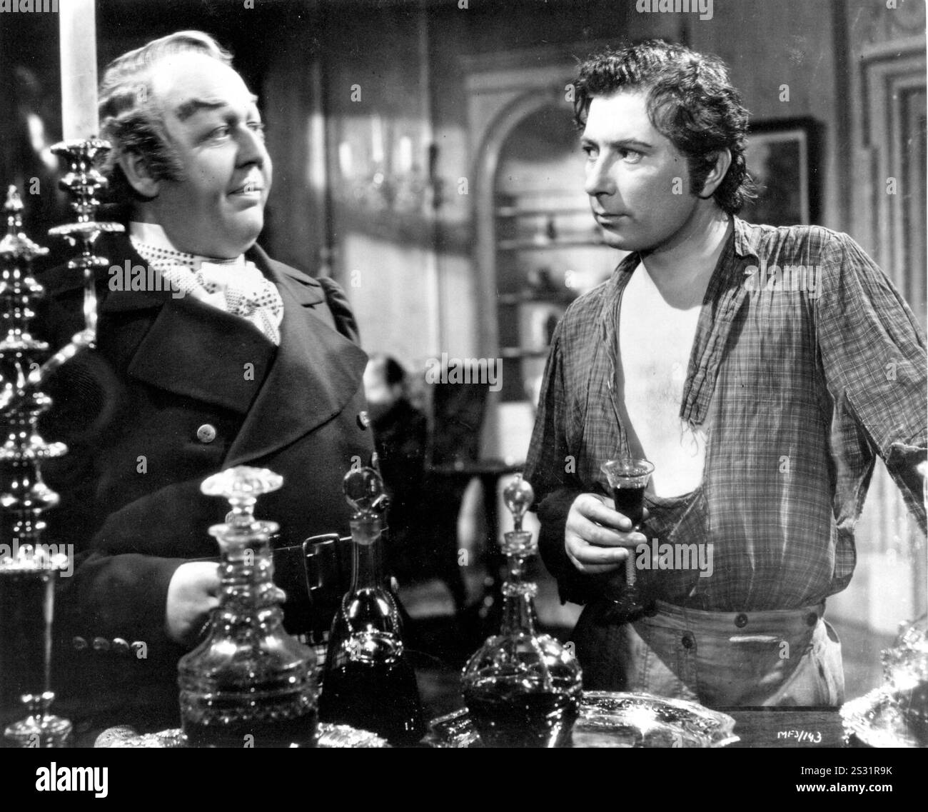 JAMAICA INN CHARLES LAUGHTON, ROBERT NEWTON data: 1939 Foto Stock
