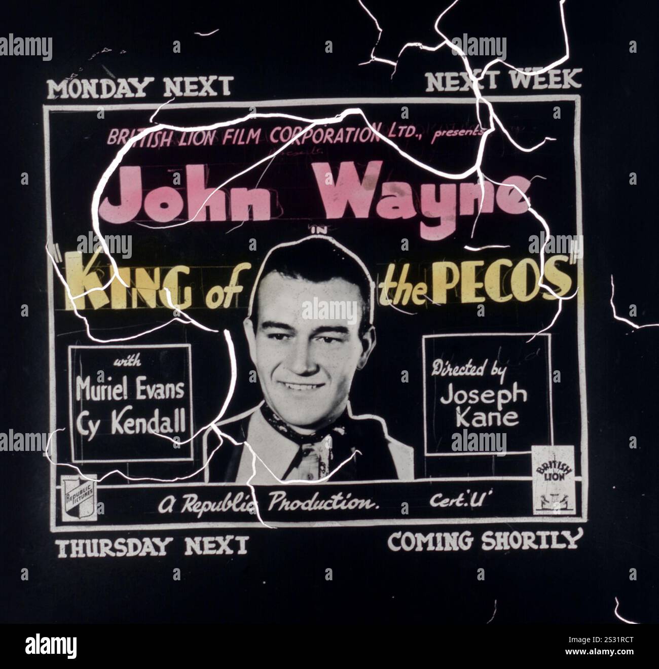 KING OF THE PECOS VETRINA DELL'ARCHIVIO RONALD GRANT data: 1936 Foto Stock