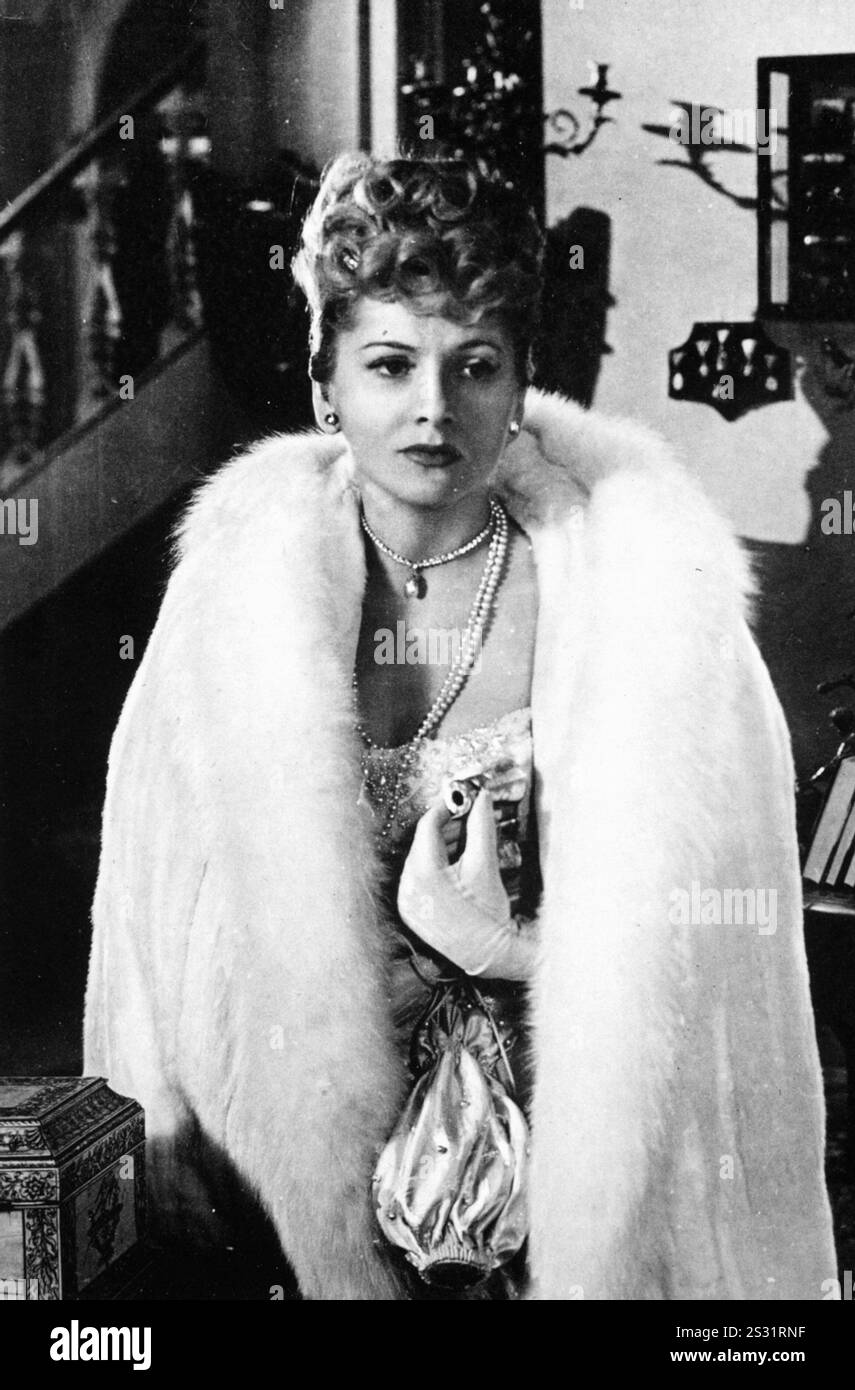 LETTERA DI UNA DONNA SCONOSCIUTA JOAN FONTAINE BROKENHEARTED UNA PRODUZIONE RAMPART data: 1948 Foto Stock