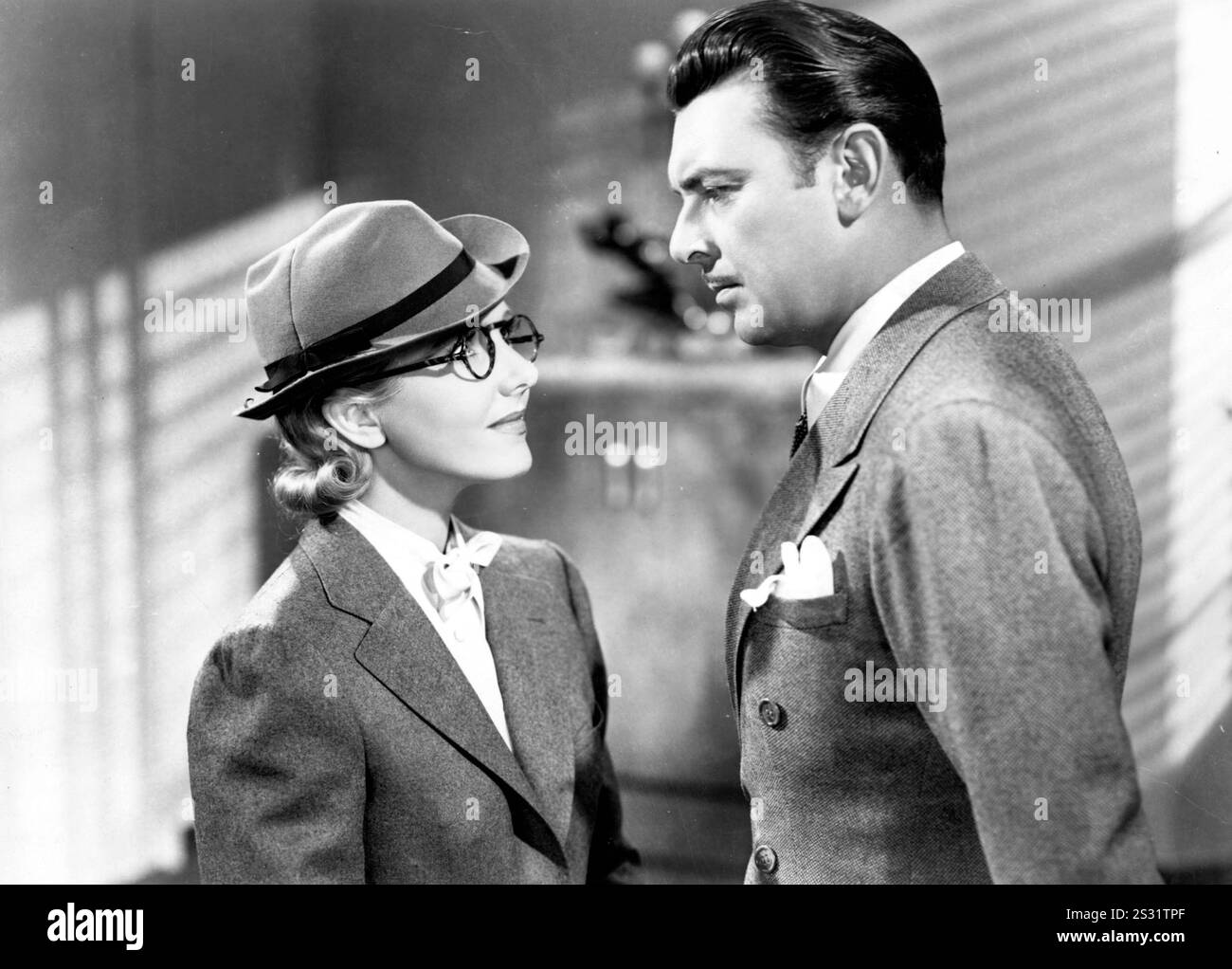 PIÙ DI UN SEGRETARIO JEAN ARTHUR, GEORGE BRANT data: 1936 Foto Stock