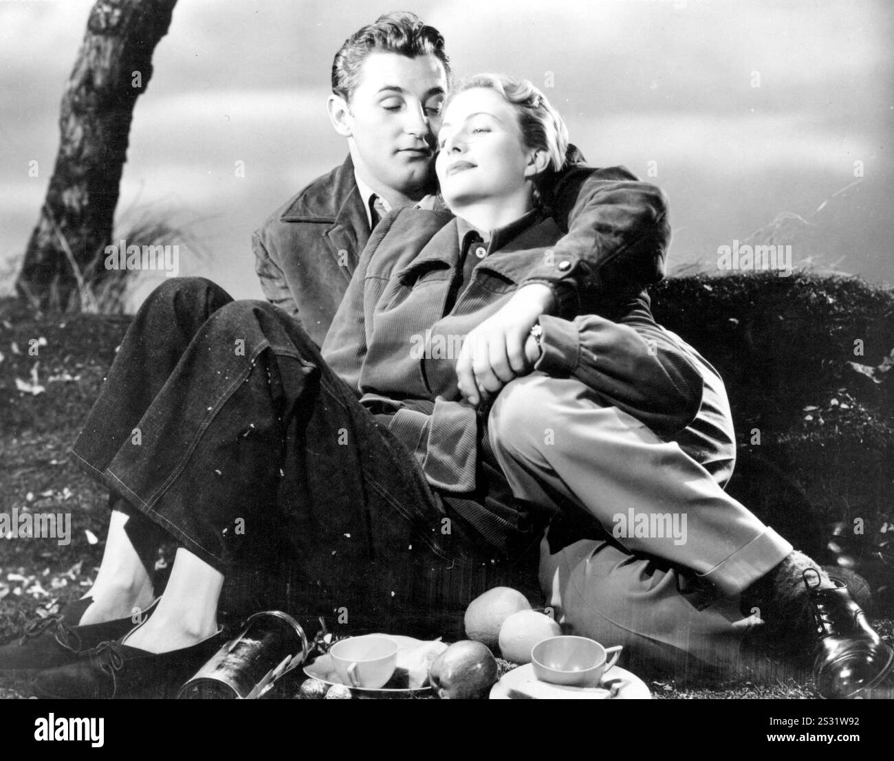 FUORI DAL PASSATO VIRGINIA HUSTON, ROBERT MITCHUM data: 1947 Foto Stock