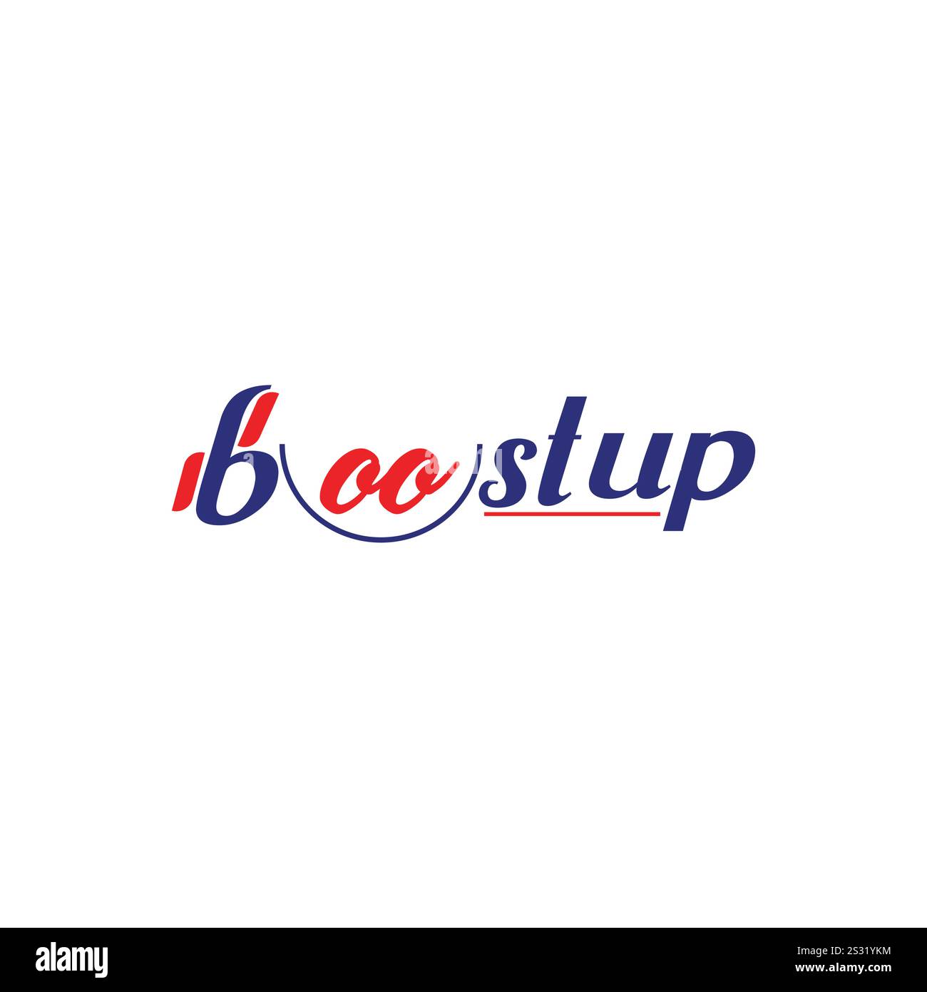 Design del logo BoostUp Illustrazione Vettoriale