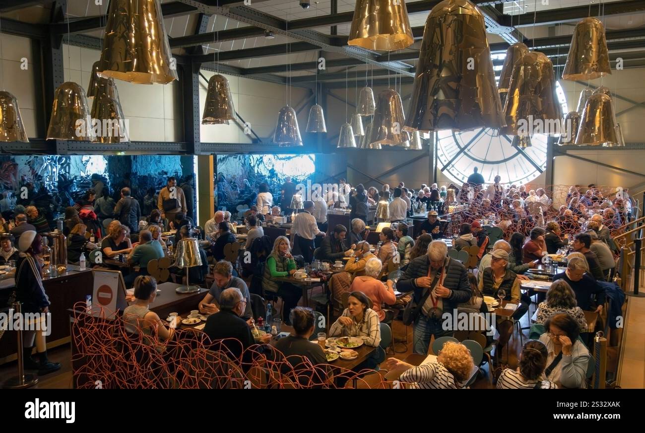 Café Campana nel Musee d'Orsay, Parigi, Francia Foto Stock