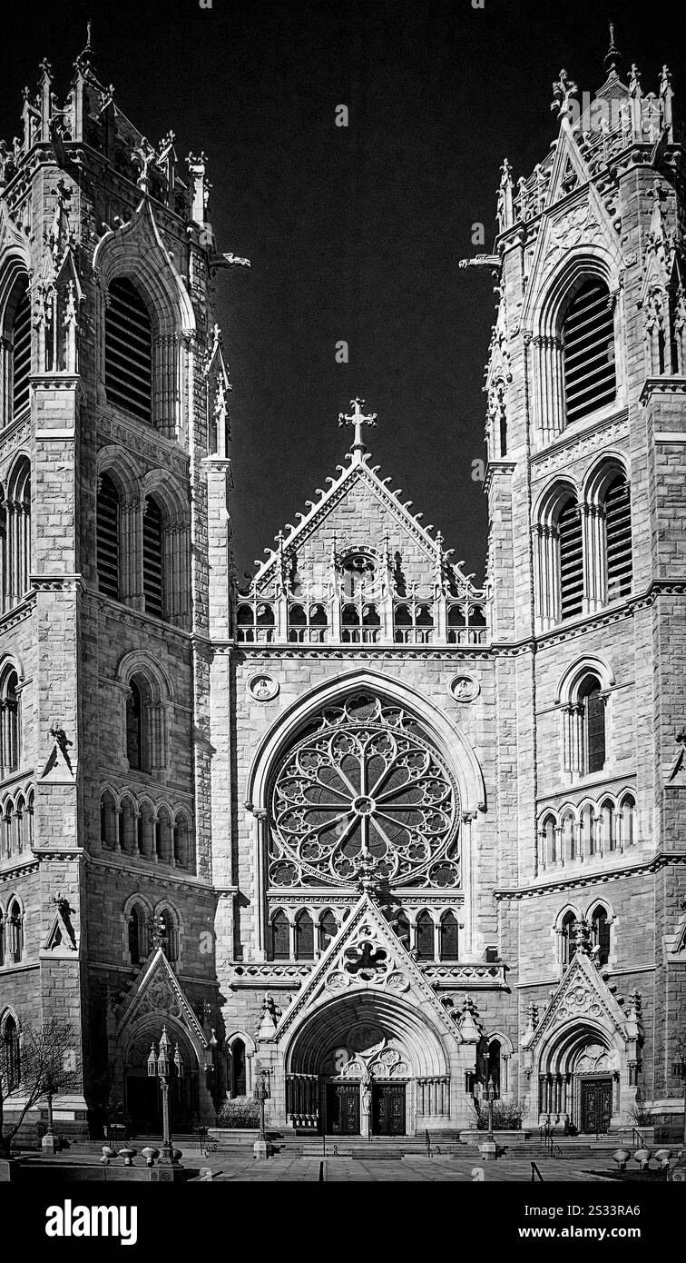 Questa è la Sacred Heart Cathedral di Newark, New Jersey, Stati Uniti Foto Stock