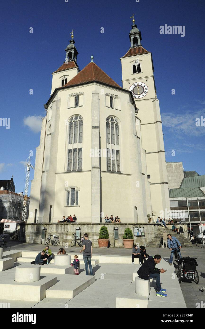 Chiesa di Martin Lutero a Ratisbona Foto Stock