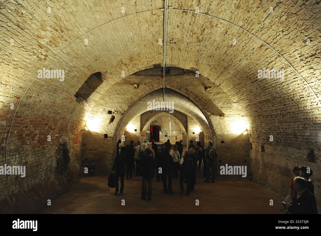 Cantine del castello di Woerth Foto Stock