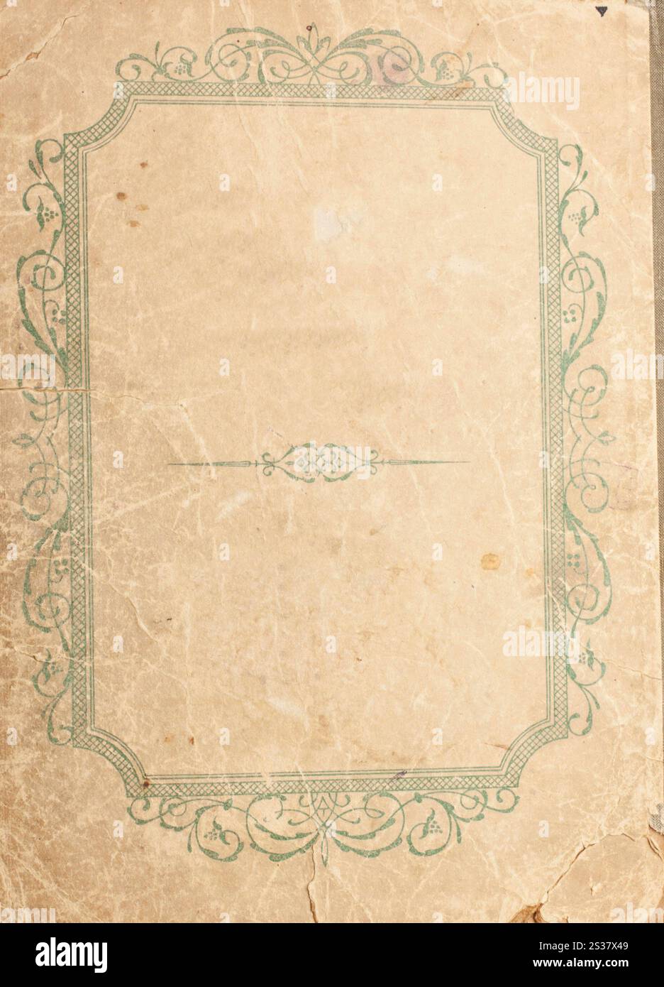 L'antico libro in primo piano Foto Stock