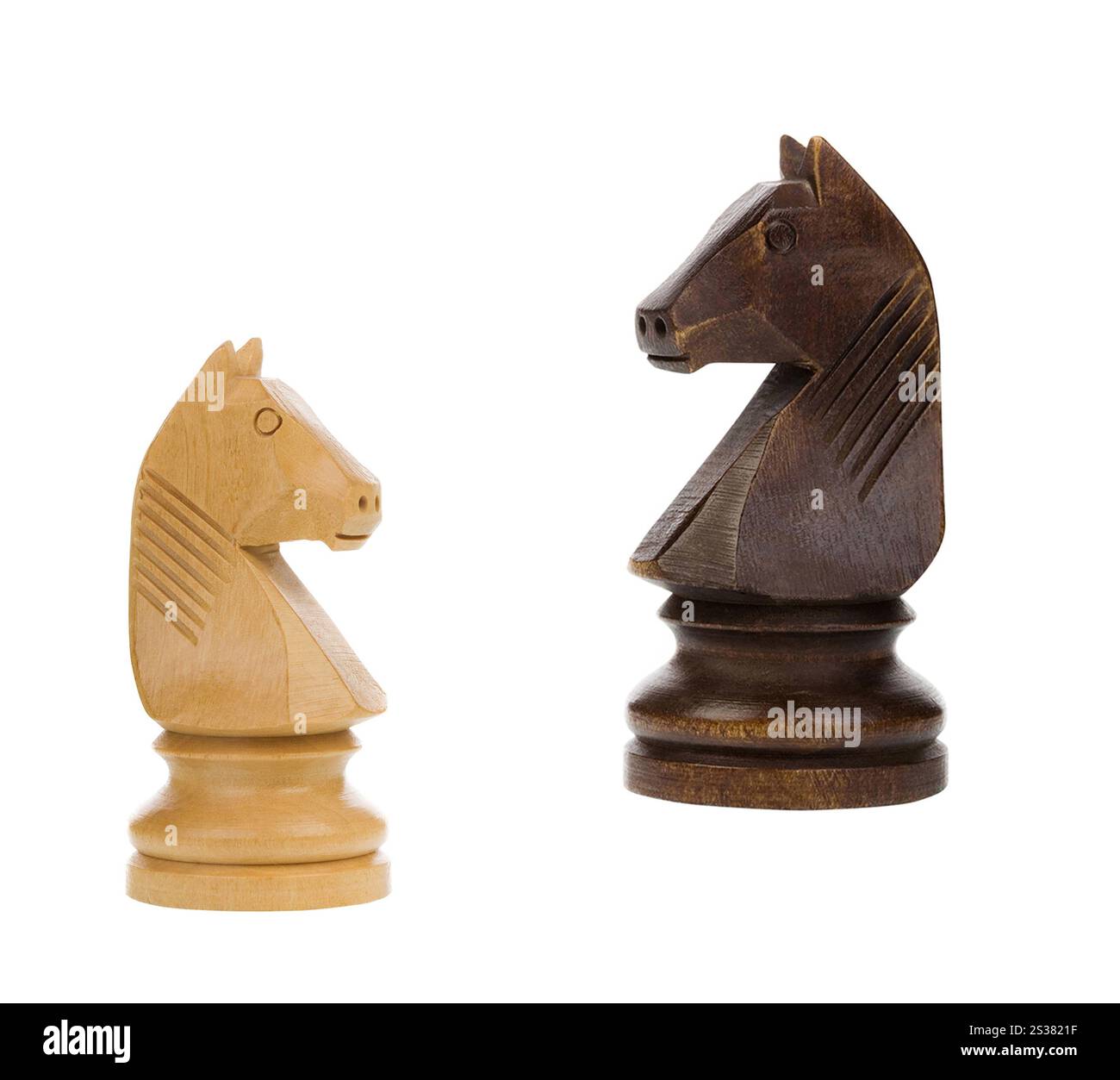 chess - concetto isolato su sfondo bianco. scacchi - concetto Foto Stock