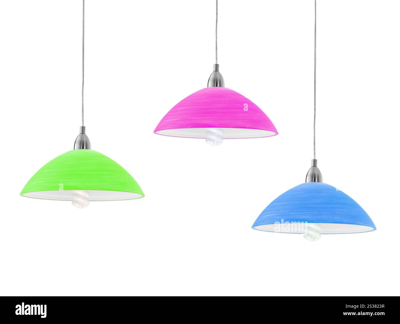 piantana alta isolata su bianco. piantana alta Foto Stock