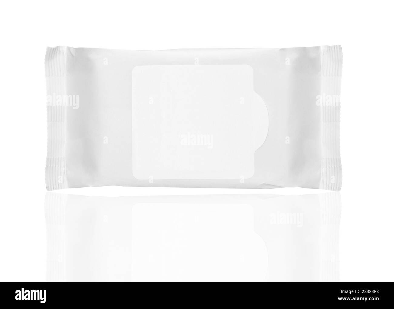 Scatola per tessuti isolata su bianco. Scatola di tessuto Foto Stock