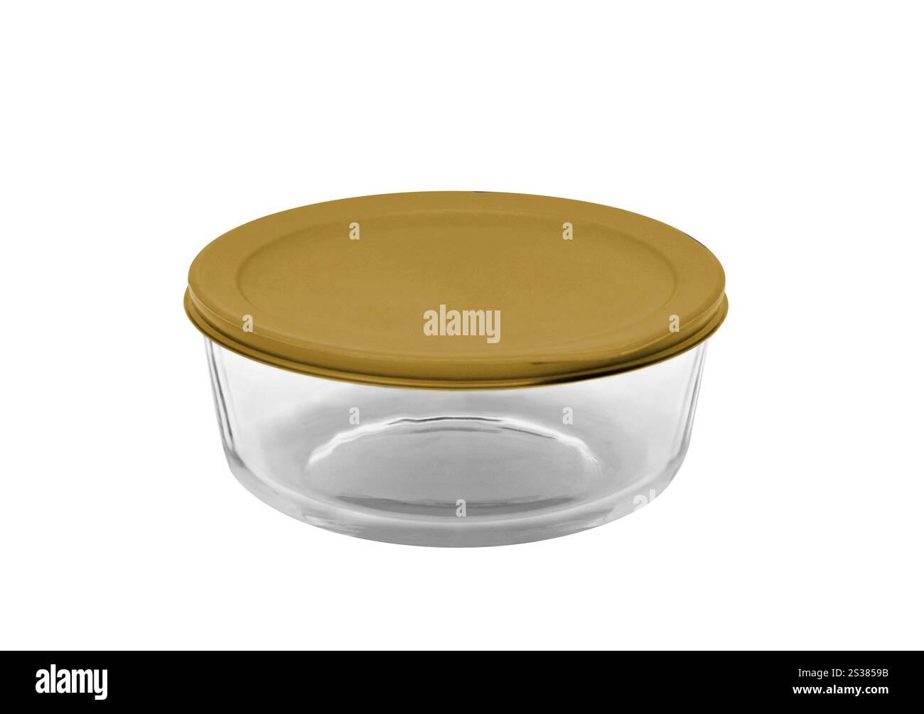 Contenitore per alimenti isolato su sfondo bianco. Contenitore per alimenti Foto Stock