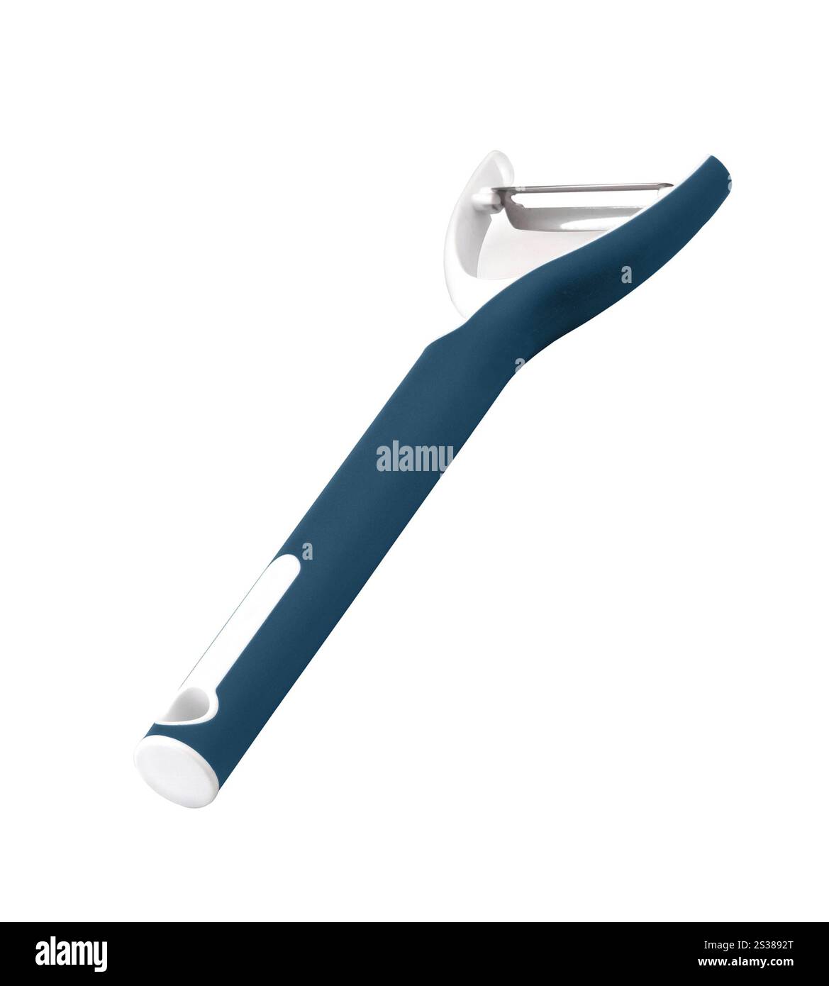 Coltello per verdure isolato su sfondo bianco. Coltello per verdure su sfondo bianco Foto Stock