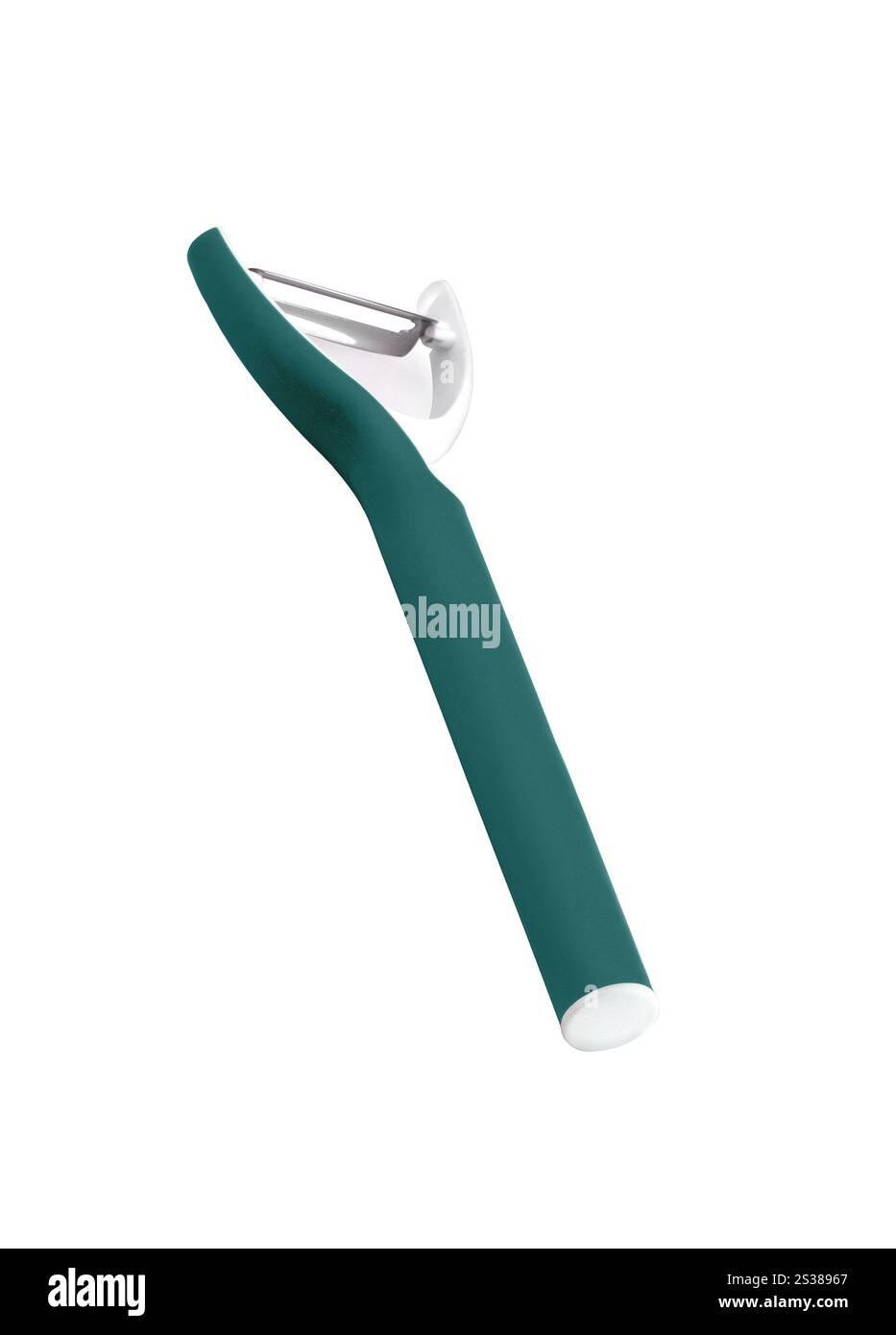 Coltello per verdure su sfondo bianco. Coltello per verdure Foto Stock