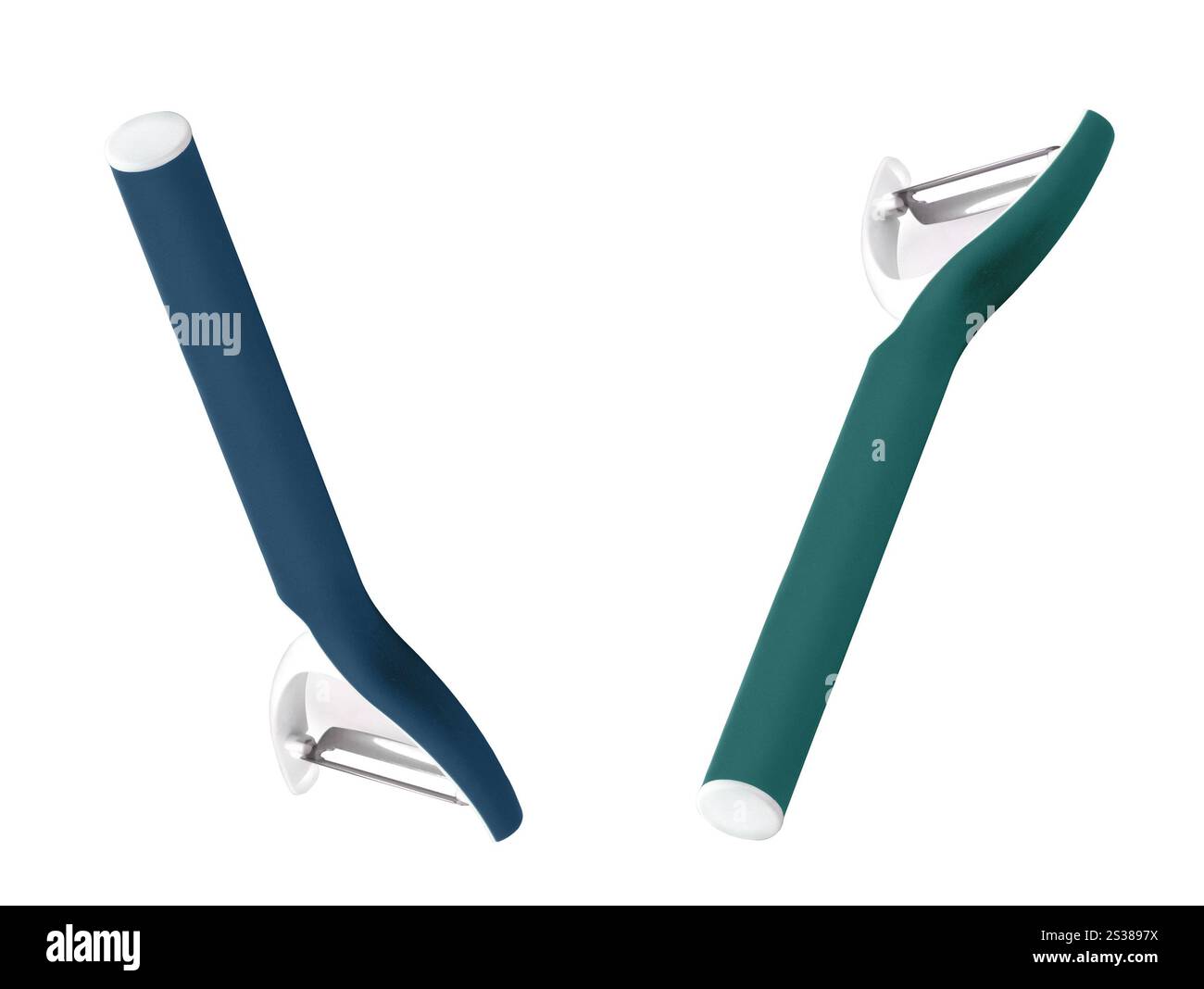 Coltello per verdure su sfondo bianco. Coltello per verdure Foto Stock