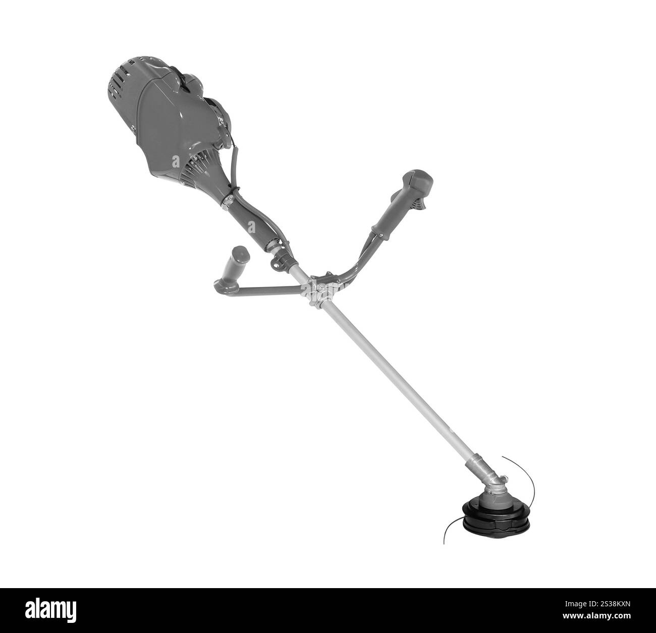 Wower isolato su sfondo bianco. Rasaerba su sfondo bianco Foto Stock