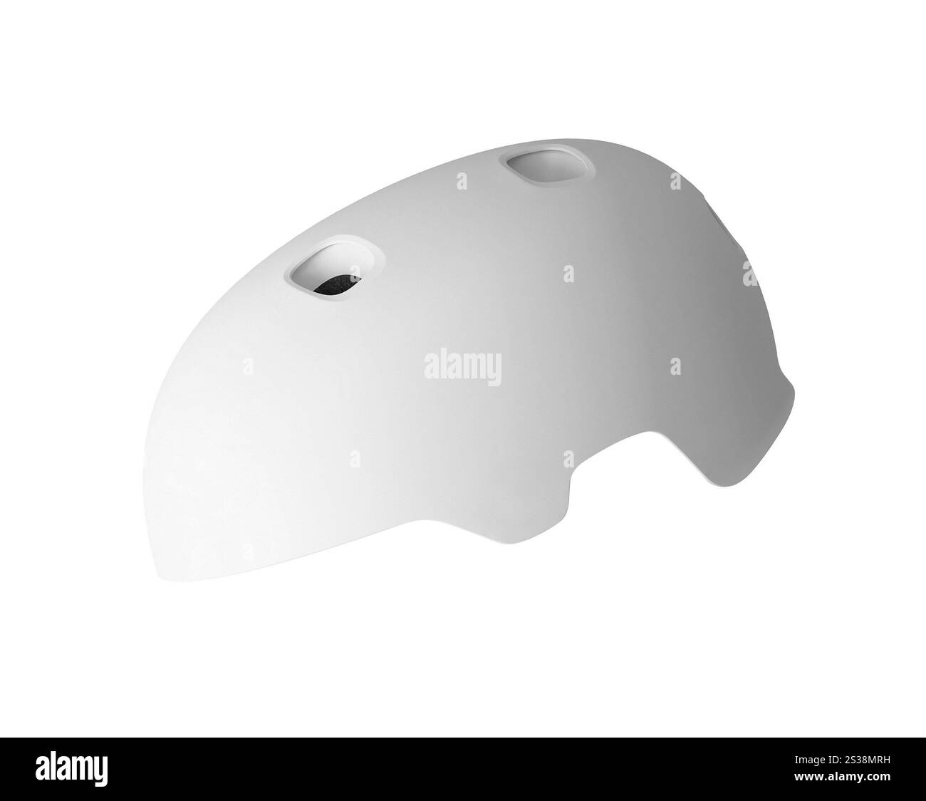 Casco isolato su sfondo bianco. Casco isolato Foto Stock