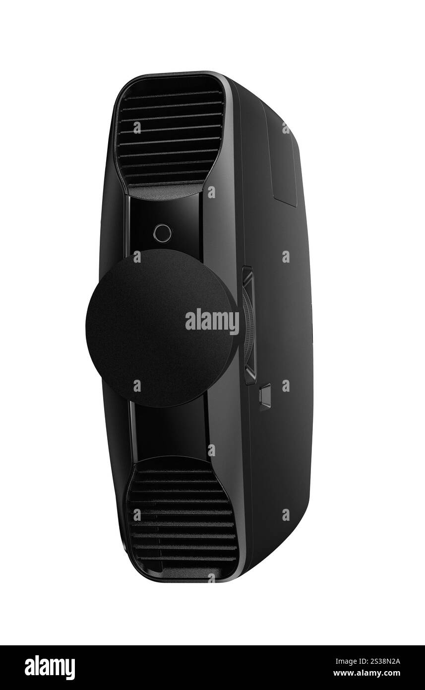 Proiettore isolato su sfondo bianco Foto Stock