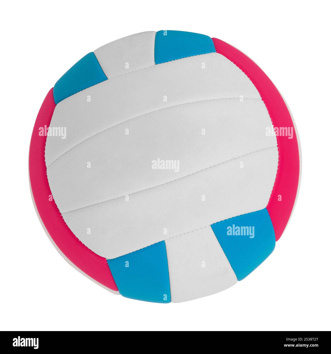 Pallavolo su sfondo bianco. Pallavolo Foto Stock