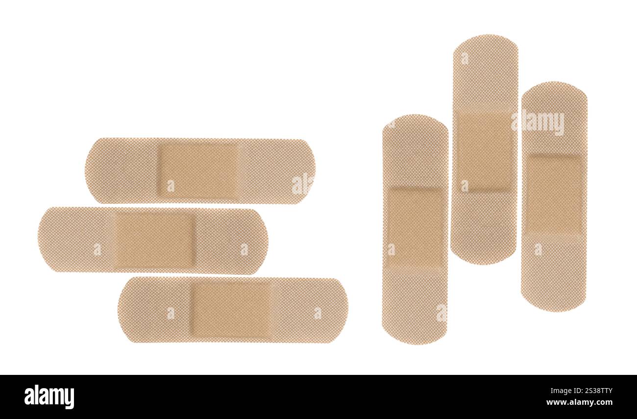 Cerotto su sfondo bianco Foto Stock