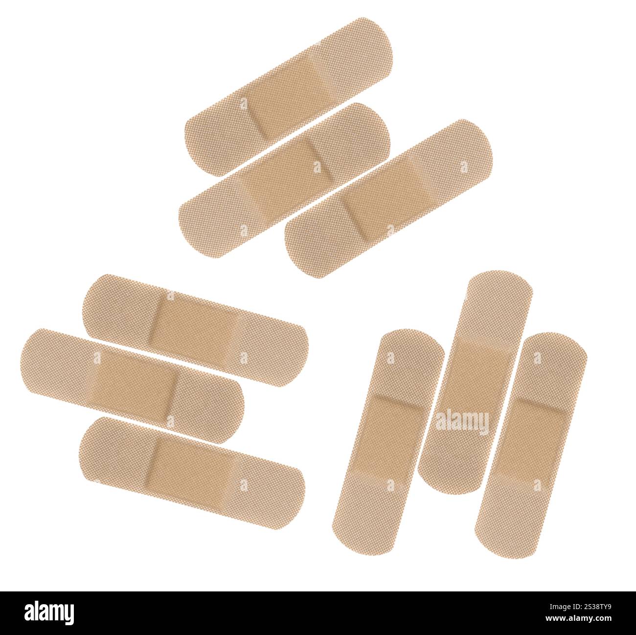 Cerotto su sfondo bianco Foto Stock